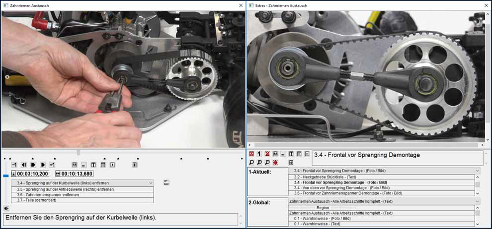 Video und wählbares Perspektivbild