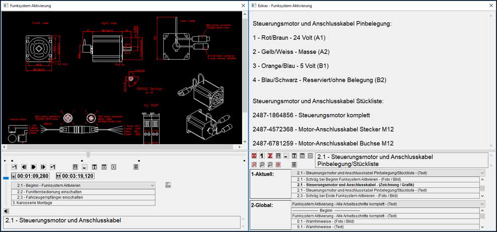 CAD und Stücklisten